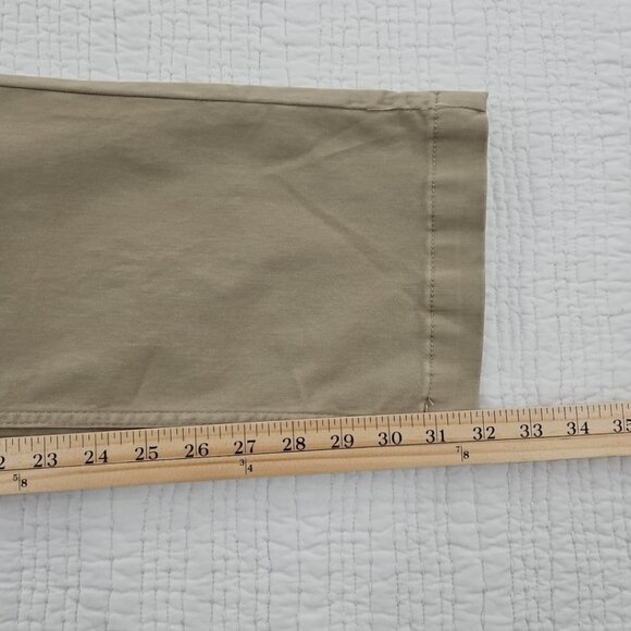 Elliot Mulryan Fine Stretch Chino Pants Men's 32x32 Khaki Straight Leg NWT NEW - Picture 6 of 16